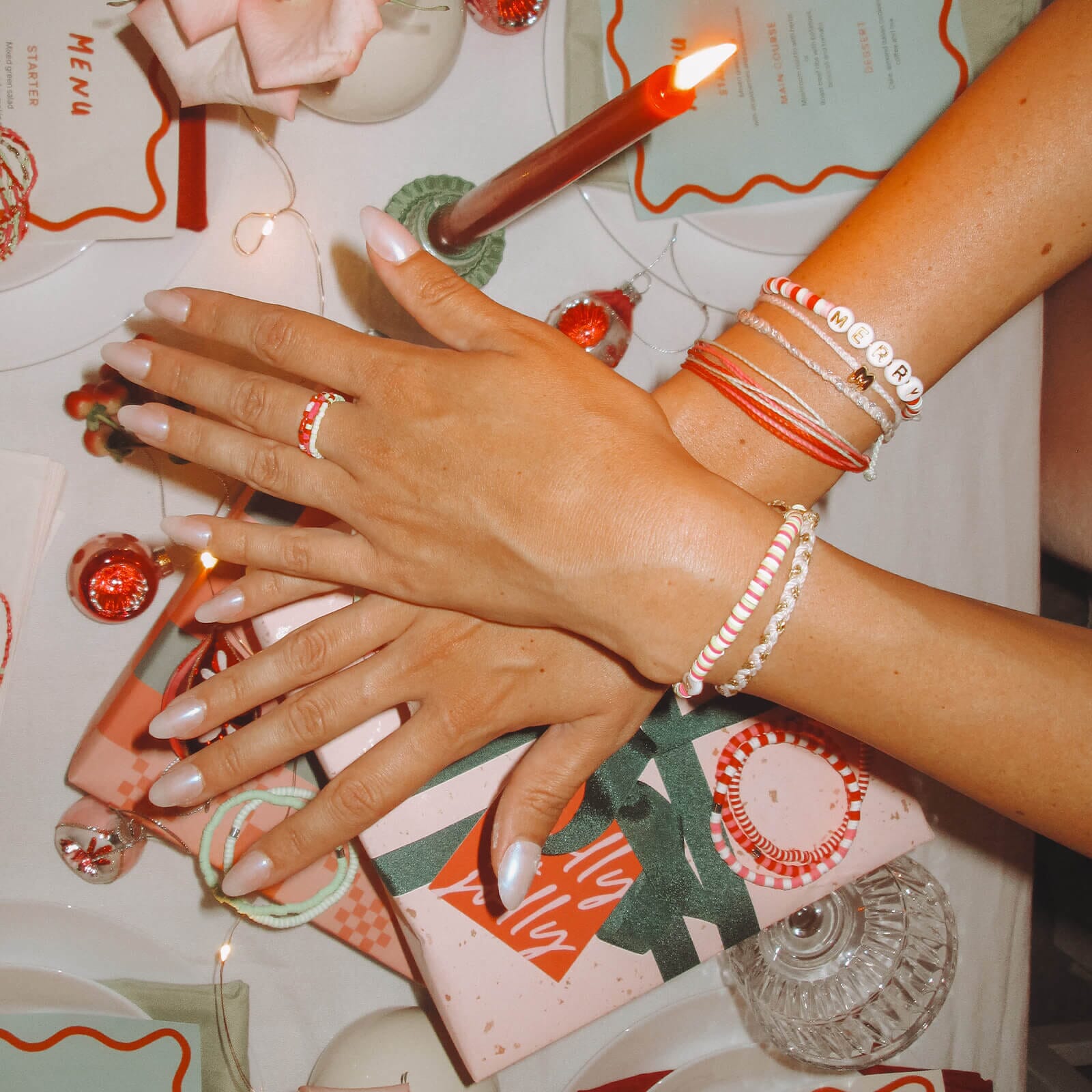 Snowfall Mini Braided Bracelet - Image 5