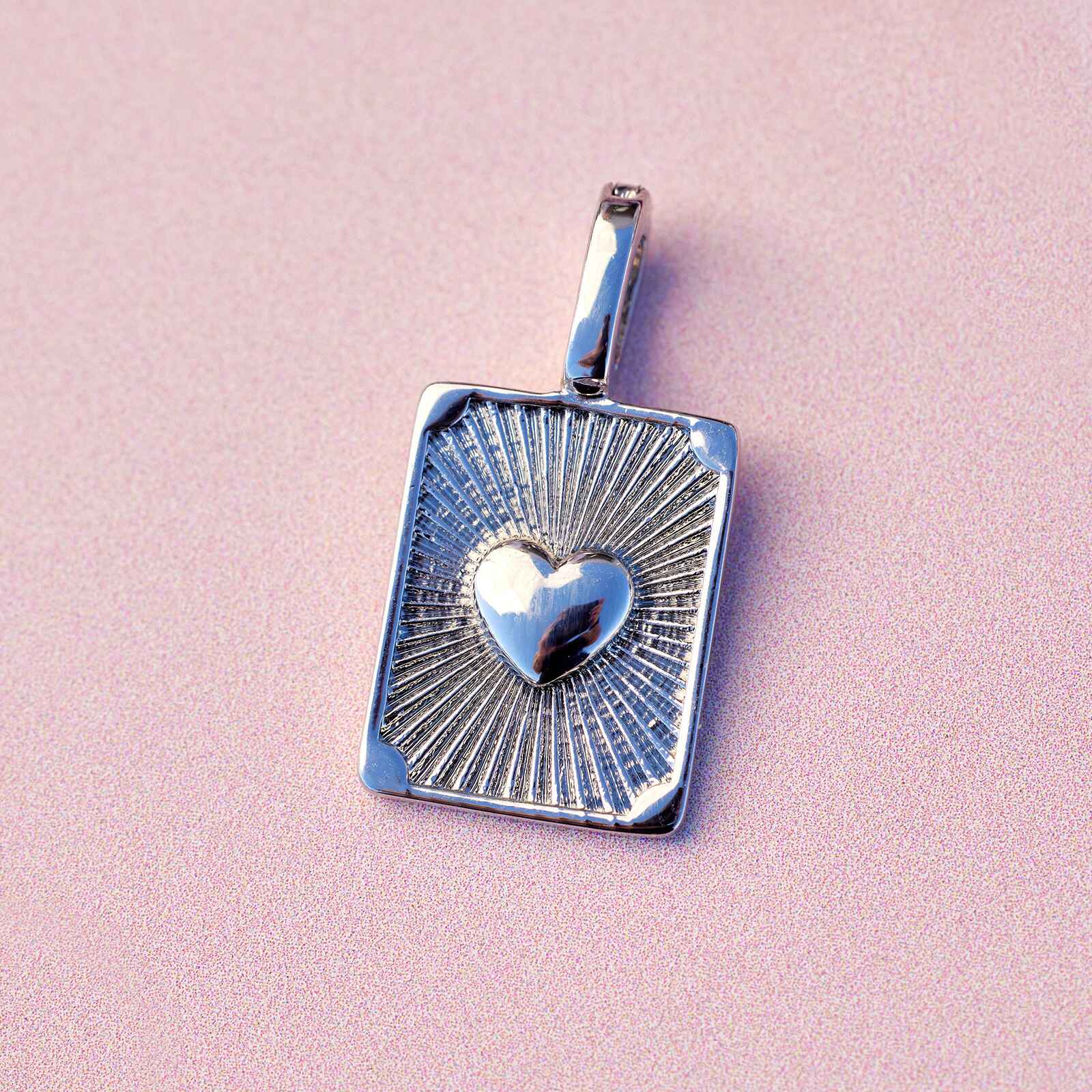 Harper Textured Heart Charm - Image 12