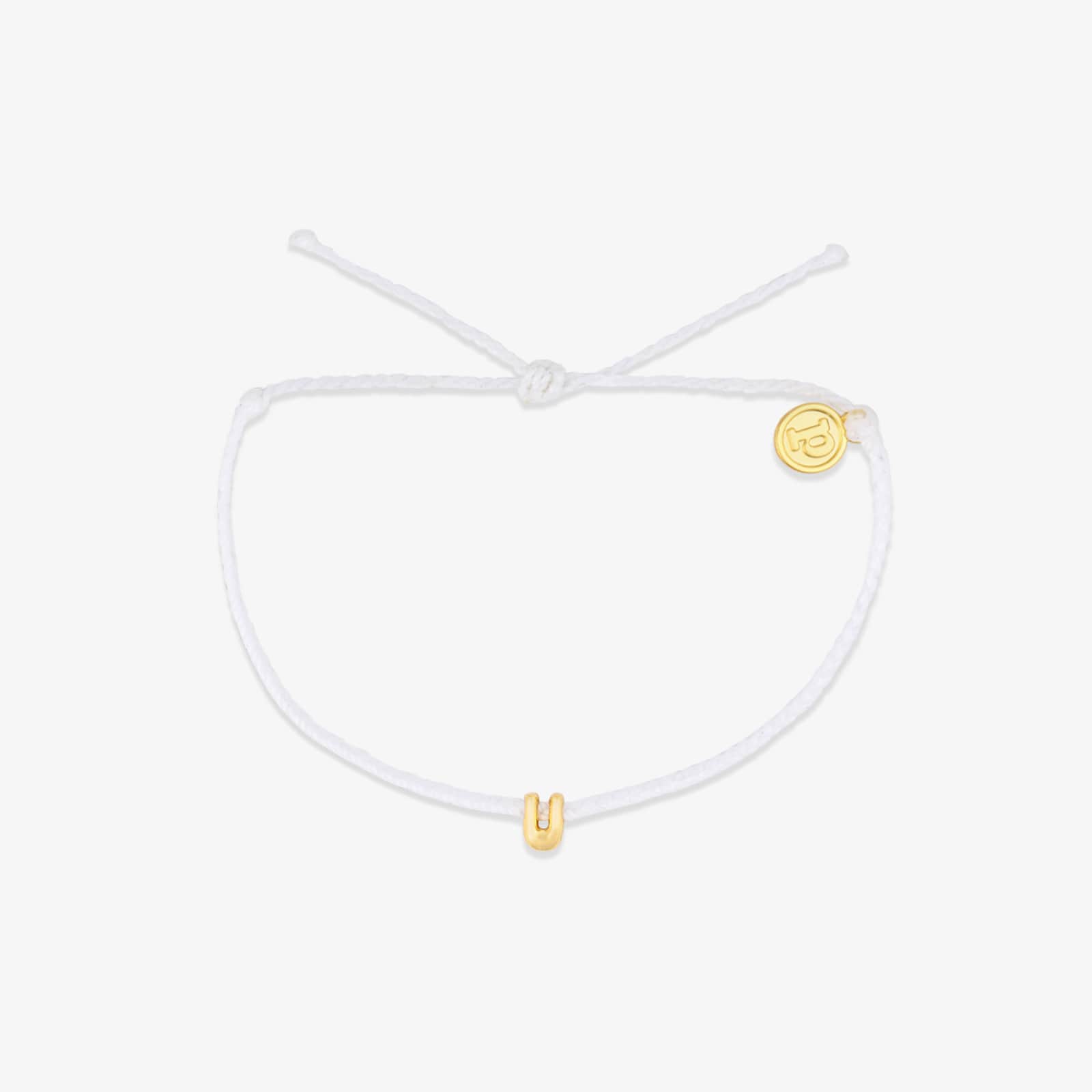 White Alphabet Bubble Charm Bracelet - Image 18