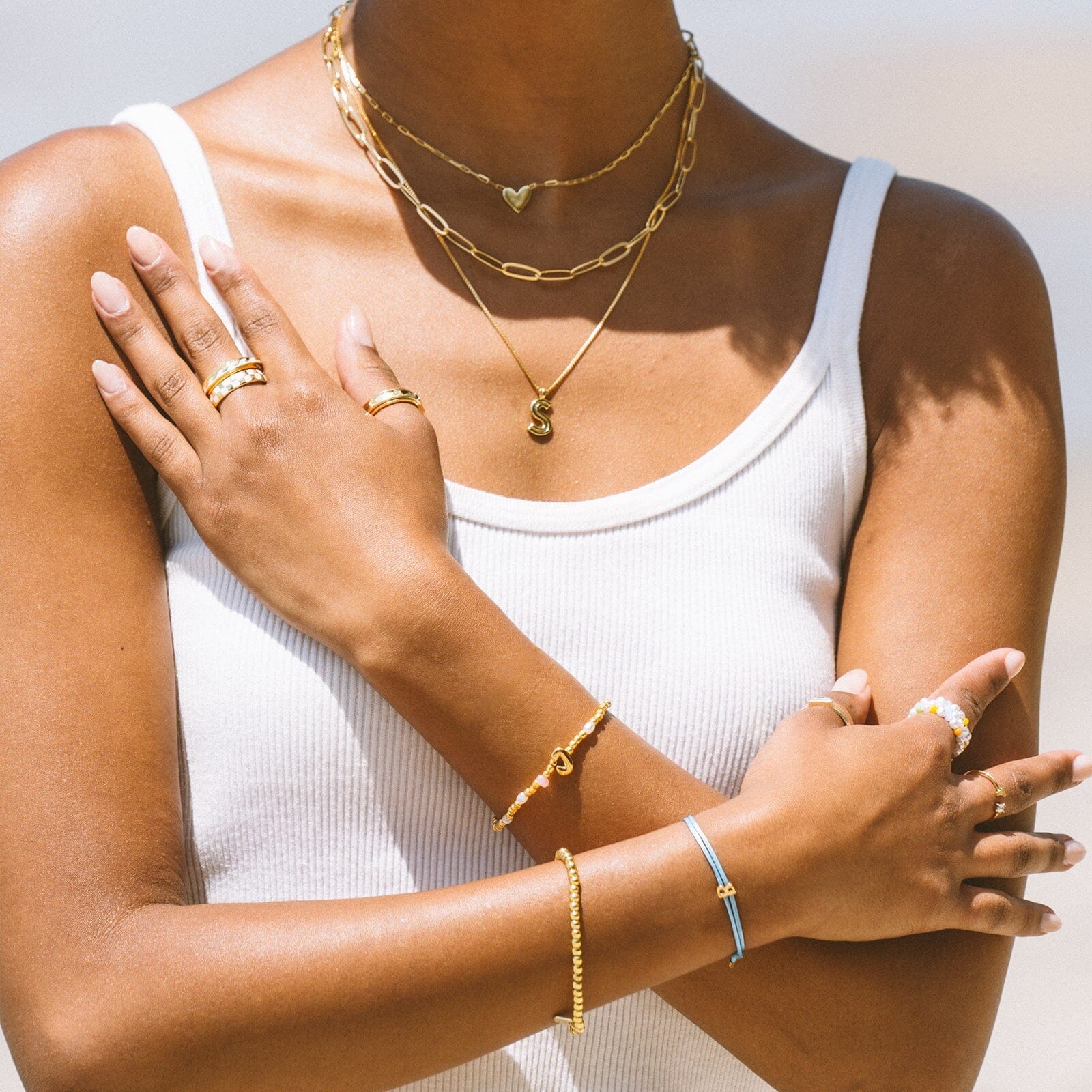Initial Pendant Necklace - Image 5