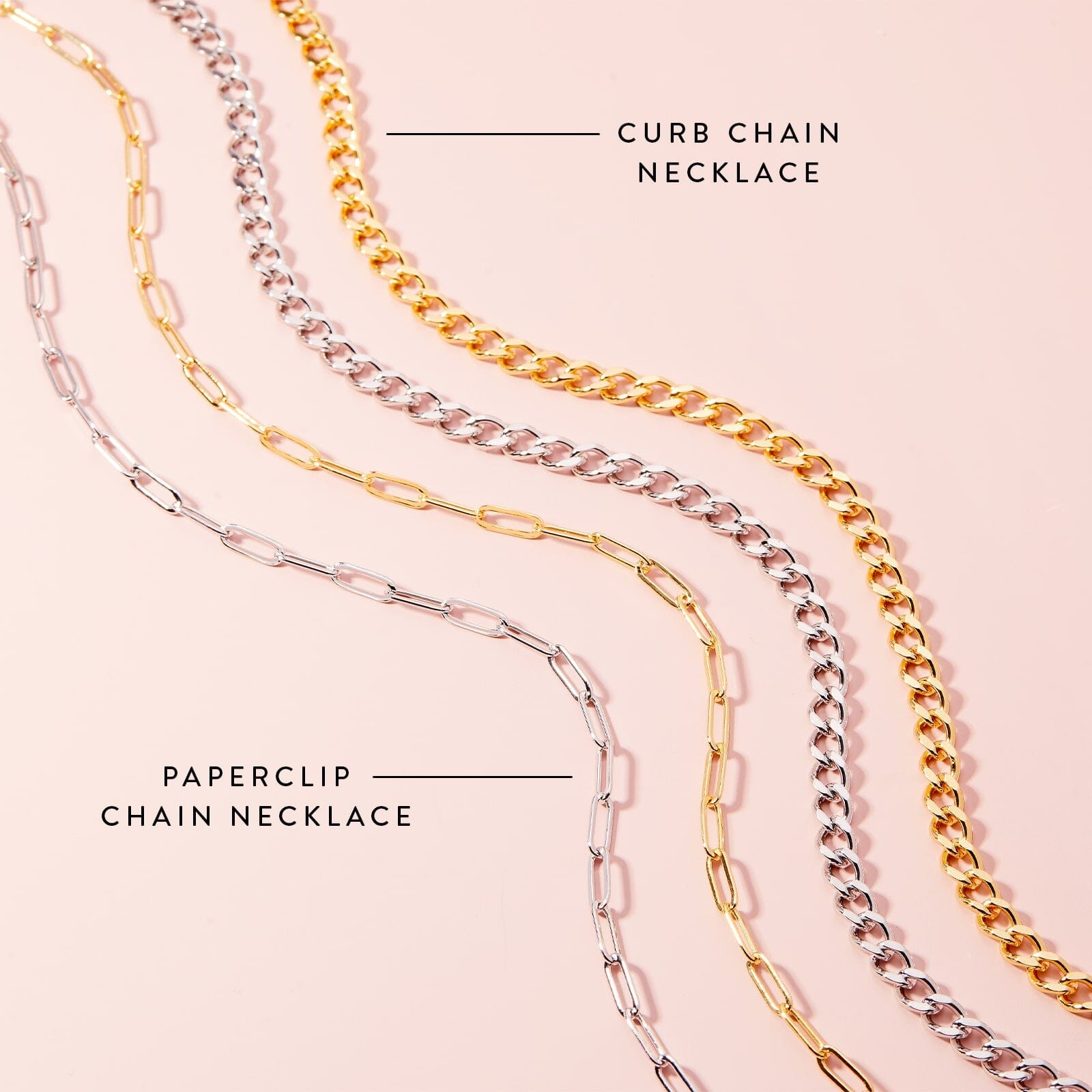 Harper Paperclip Chain Necklace - Image 7